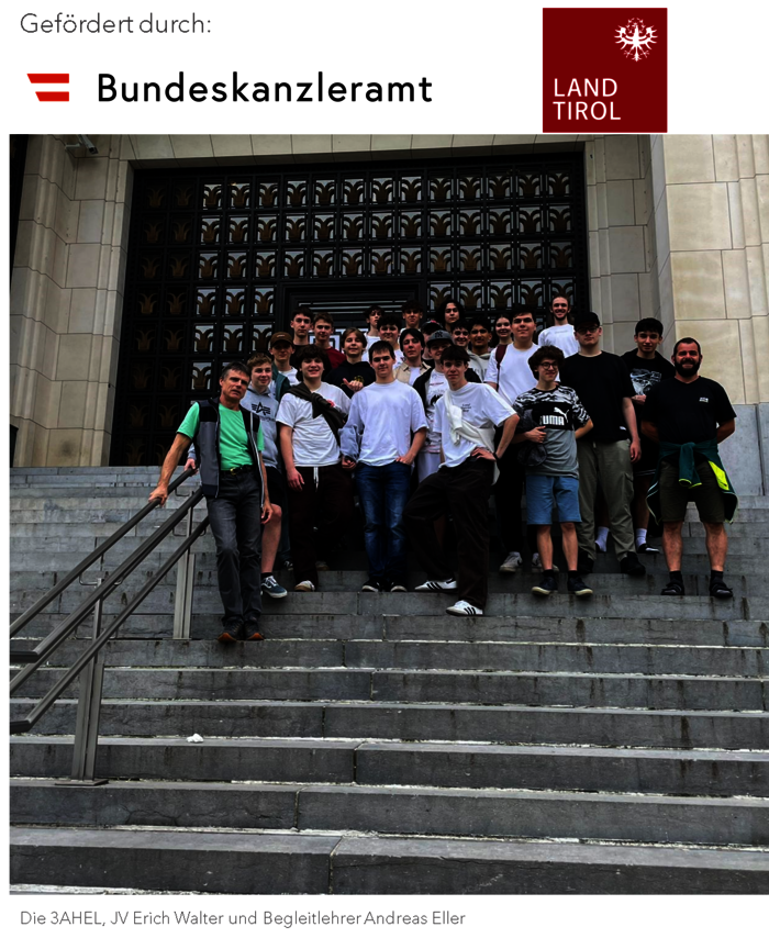 Brüsselfahrt der 3AHEL vom 4.-6. Juni 2024 – HTL Anichstraße Brüsselfahrt der 3AHEL vom 4.-6. Juni 2024 – HTL Anichstraße